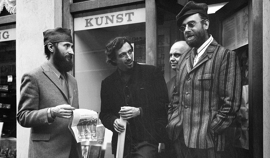 V.l.n.r.: Ernst Fuchs, Arik Brauer, Friedensreich Hundertwasser © Gert Chesi/Wikimedia Commons, CC BY-SA 4.0