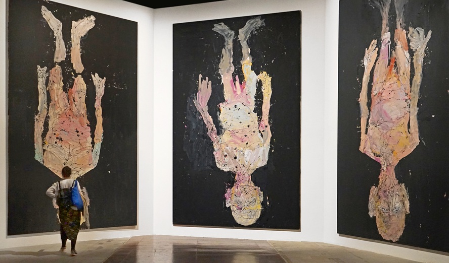 Bilder von Georg Baselitz bei der Biennale Venedig 2015 © Jean-Pierre Dalbéra, Flickr, CC BY 2.0