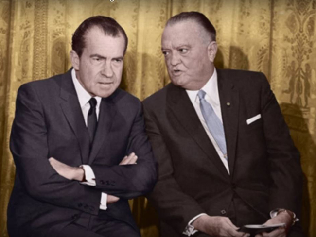 Nixon and Hoover © YouTube
